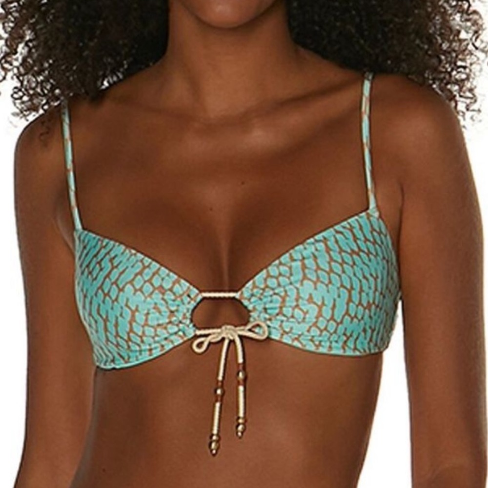 NWT Vix Hawa Erin Top mamba aqua M